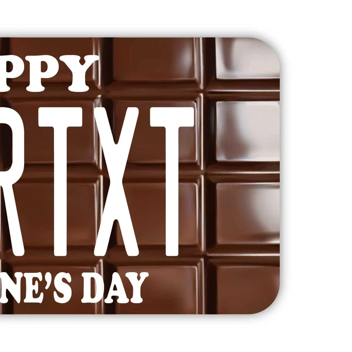 [Targhetta per bagaglio] Tavoletta di cioccolato (San Valentino) / A forma di targa americana originale, elegante, anti-smarrimento