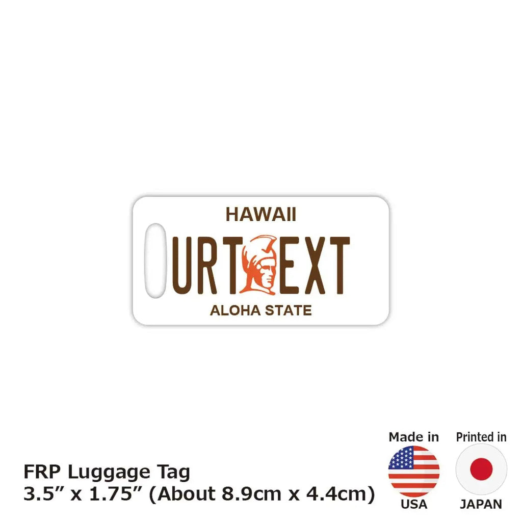 【Etichetta per bagagli】Re Kamehameha delle Hawaii/Targhetta originale americana・Elegante・Etichetta antifurto