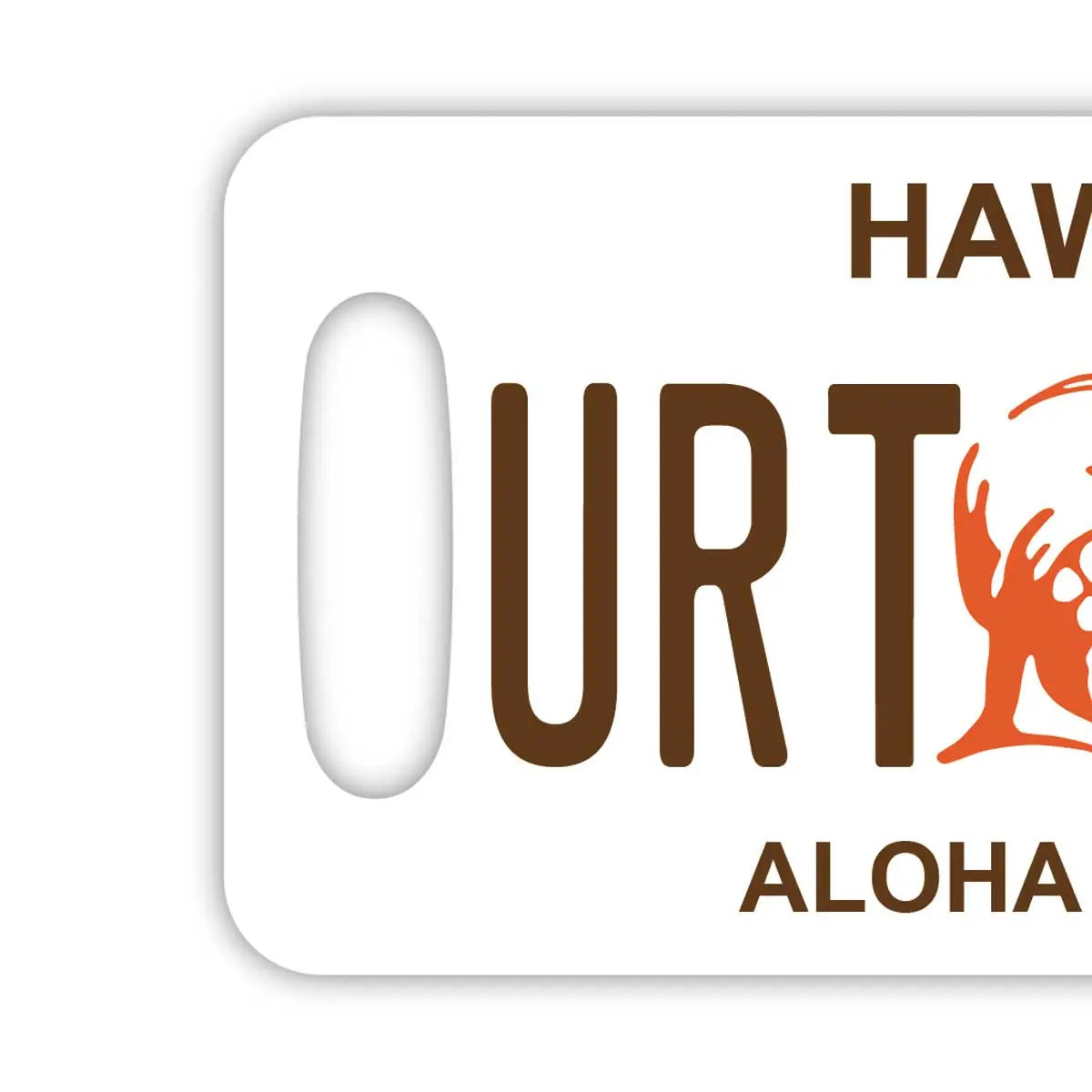 【Etichetta per bagagli】Re Kamehameha delle Hawaii/Targhetta originale americana・Elegante・Etichetta antifurto