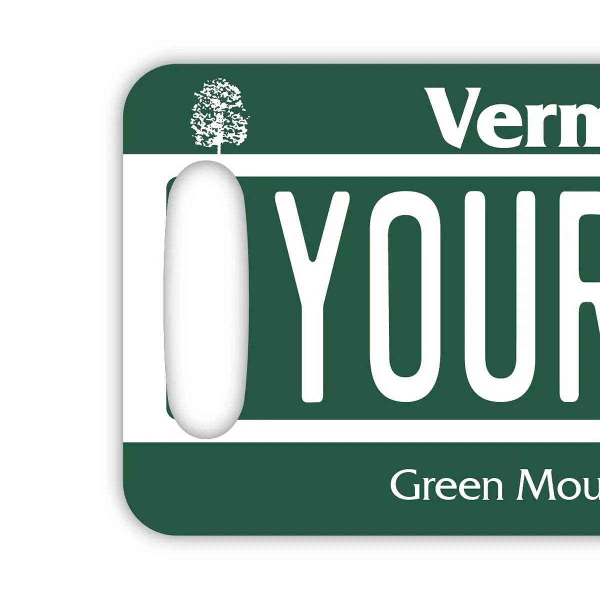 【Etichetta per bagaglio】Vermont/Targa americana originale, elegante, anti-smarrimento
