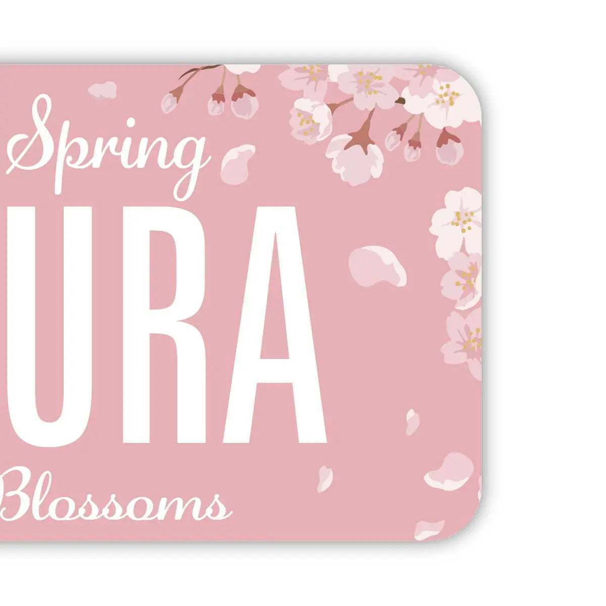 【Etichetta per bagaglio】SAKURA/Design originale targhetta americana・Elegante・Etichetta antifurto