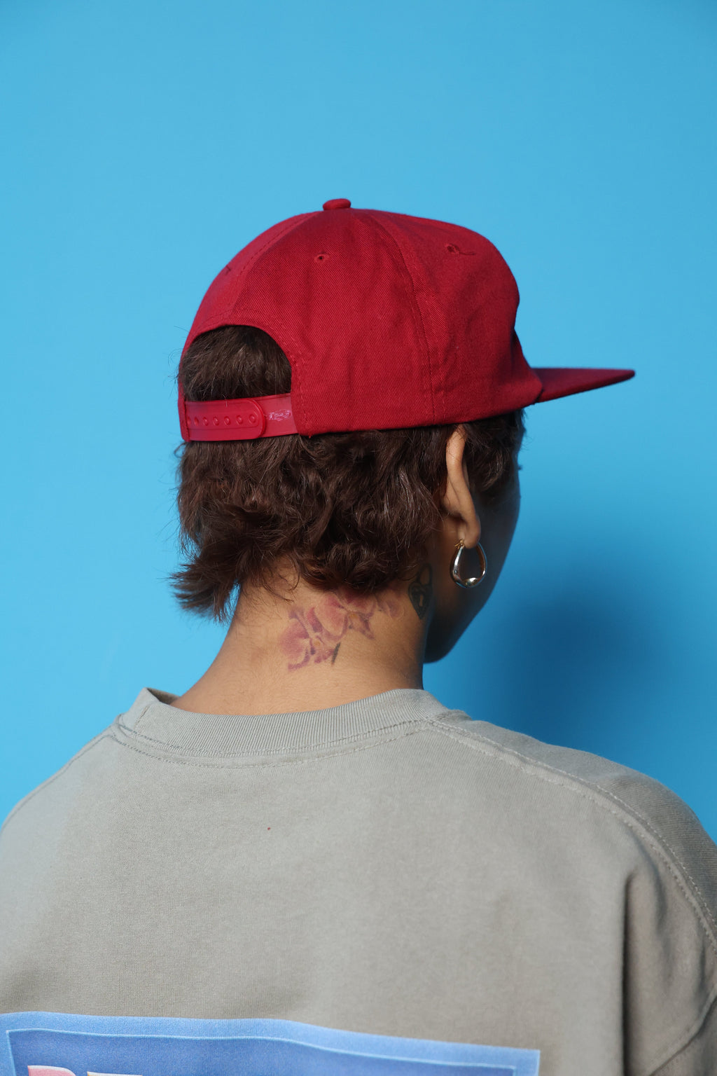 CAPPELLINO B.B CON LOGO (BORDEAUX, ROSSO)