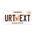 Targa personalizzata a forma di targa automobilistica [Grande, per auto USA] Hawaii - Re Kamehameha / Targa originale americana goffrata, targa decorativa