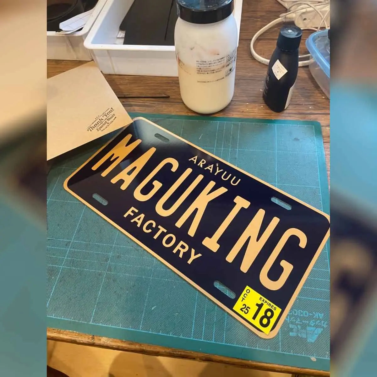 Targa personalizzata - DE/DELAWARE - Grande per veicoli USA - Targhe americane originali in rilievo - Targa decorativa
