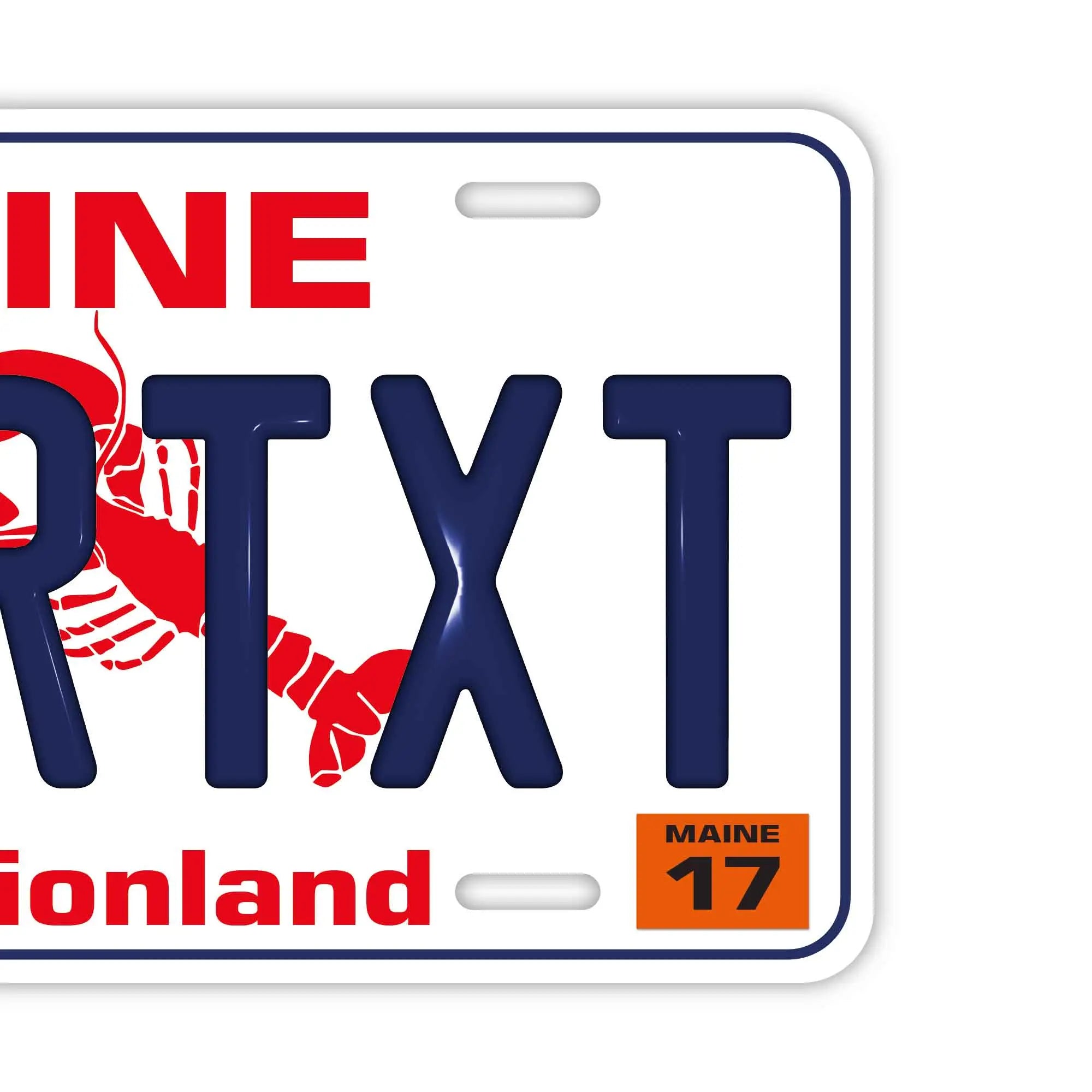 Targhette personalizzate a forma di targa [Grandi, per auto USA] Principale/Targhe originali americane in rilievo, Targhette decorative
