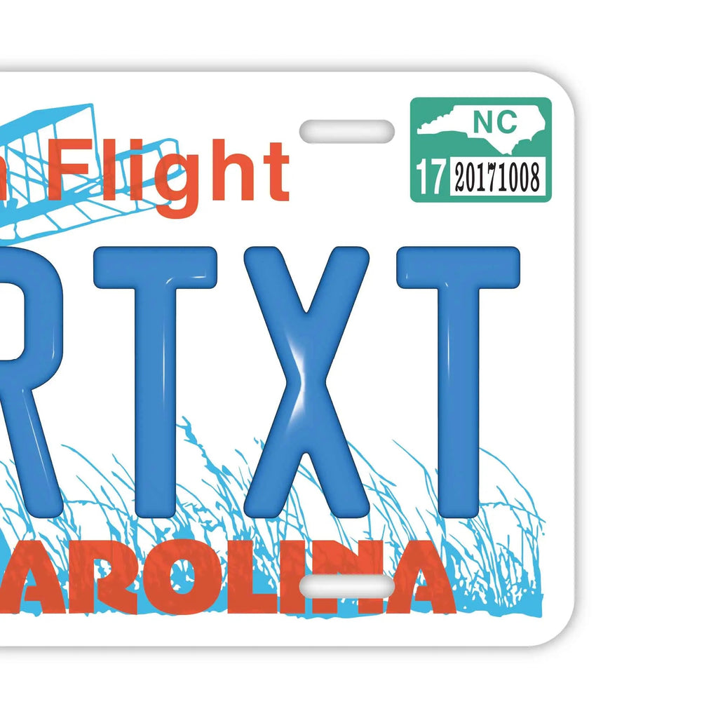 Insegna targhetta personalizzata [Grande, per auto USA] Carolina del Nord/Targa americana originale in rilievo Targa decorativa