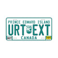 Insegna personalizzata tipo targa [Grande, per auto USA] Prince Edward Island / Targa originale canadese in rilievo, elegante insegna con nome