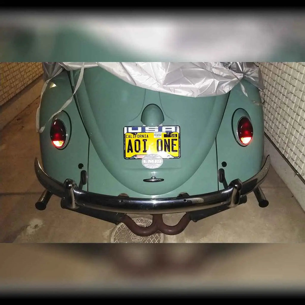 Targa personalizzata tipo licenza [Grande, per auto USA] California anni '50/Targa americana originale in rilievo, insegna decorativa
