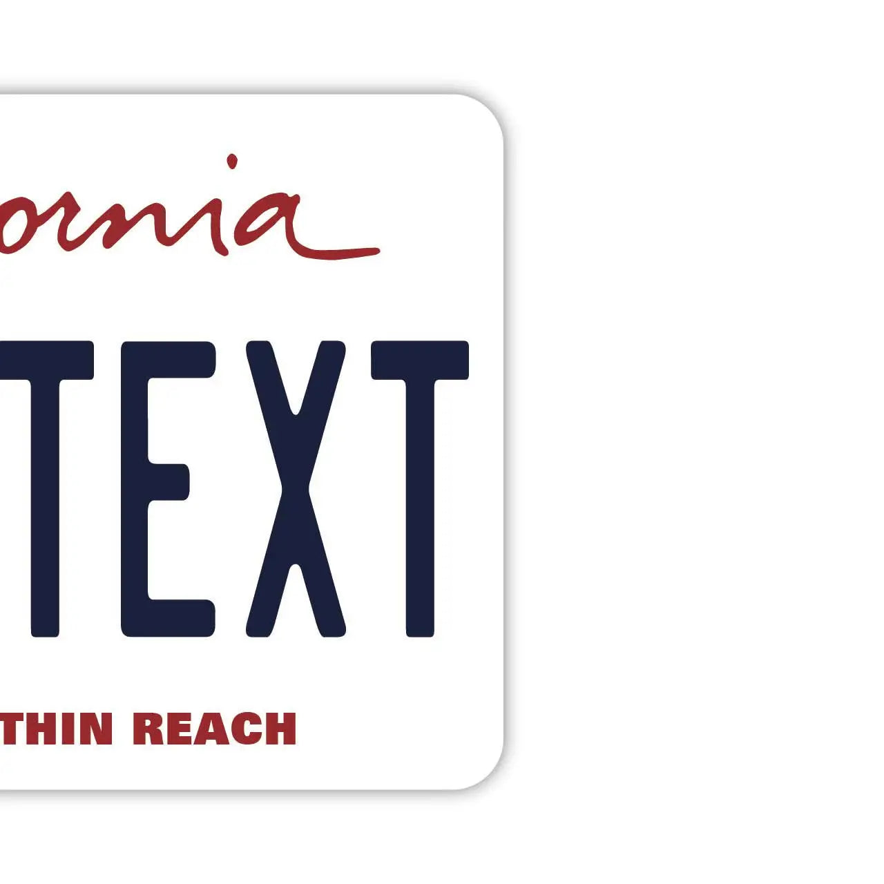 [Etichetta specchietto] California - San Francisco Ver. / Deodorante per auto originale a forma di targa americana