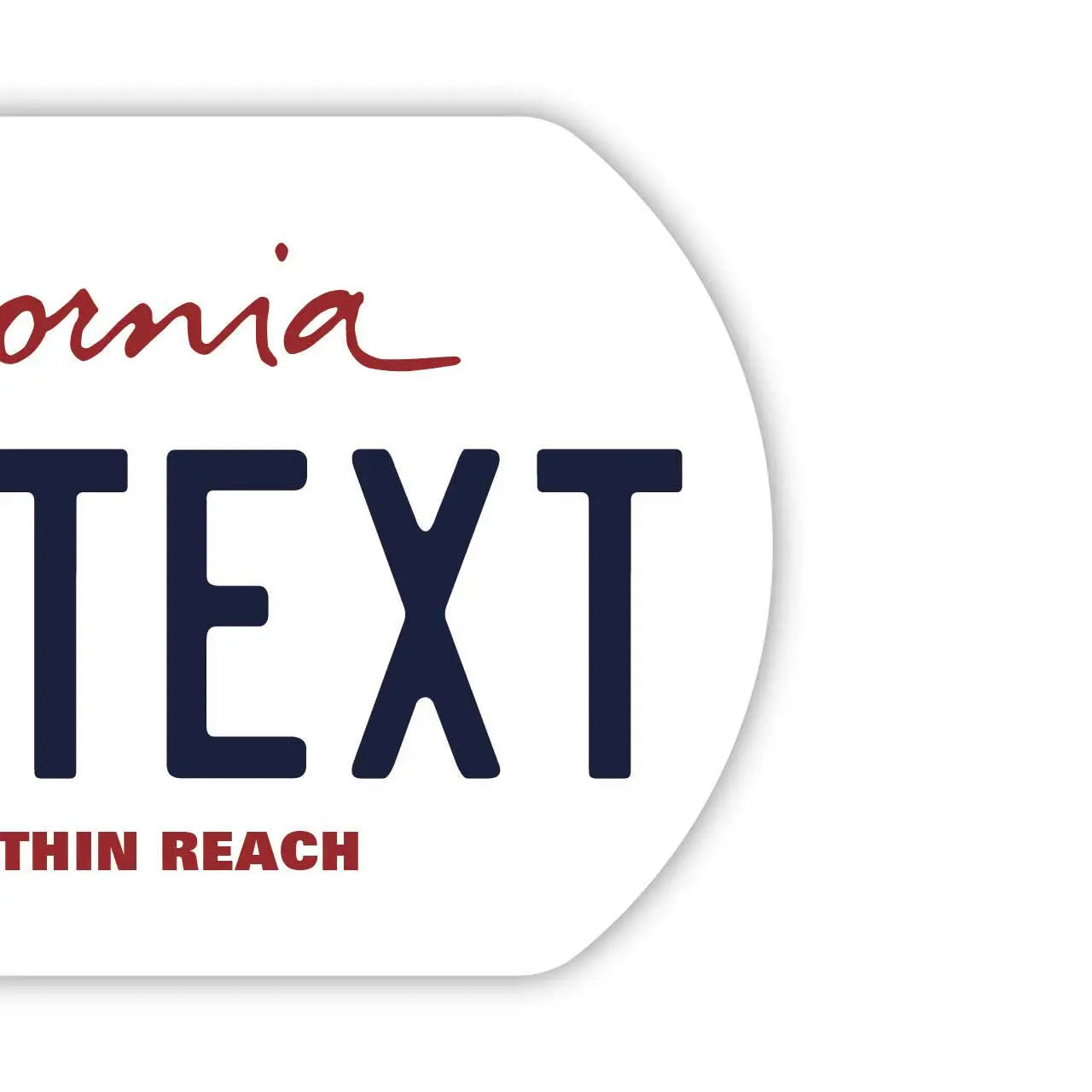 【Medaglietta identificativa per cani/Dog Tag】California-San Francisco Ver./Targhetta originale a forma di targa americana con nome personalizzato