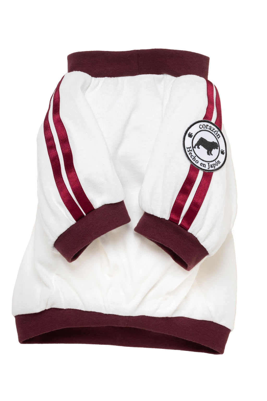 [Bordeaux] Completo ginnico con pettorina - 100% cotone