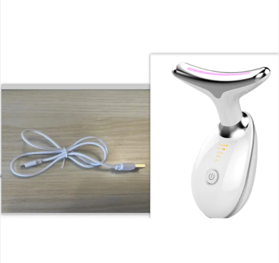 Evaly EMS Thermal Neck Lifting Massager | 42°C Heat + 630nm LED + Ion Therapy