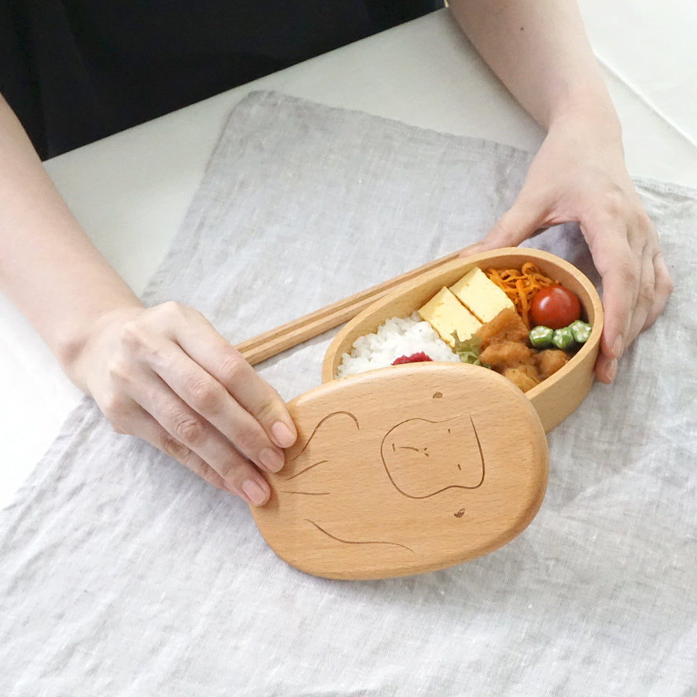buna 天然木のいきもの 弁当箱 400ml
