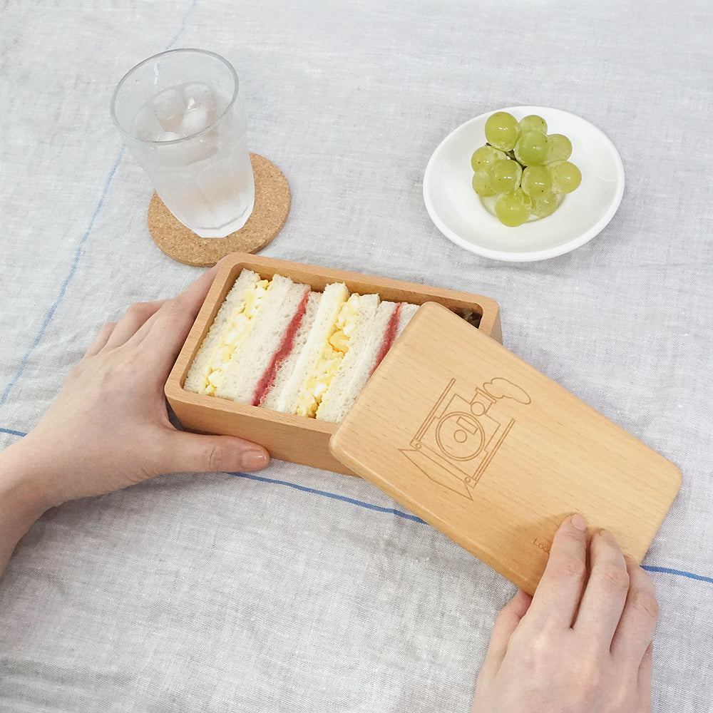 buna 天然木のりもの 弁当箱 450ml