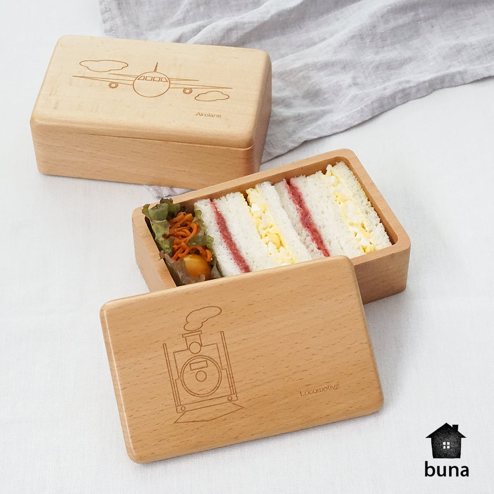 buna 天然木のりもの 弁当箱 450ml