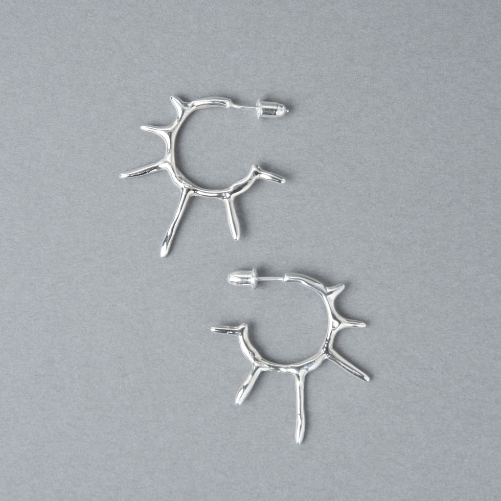 Orecchini a cerchio in argento 925 | 23-E-021