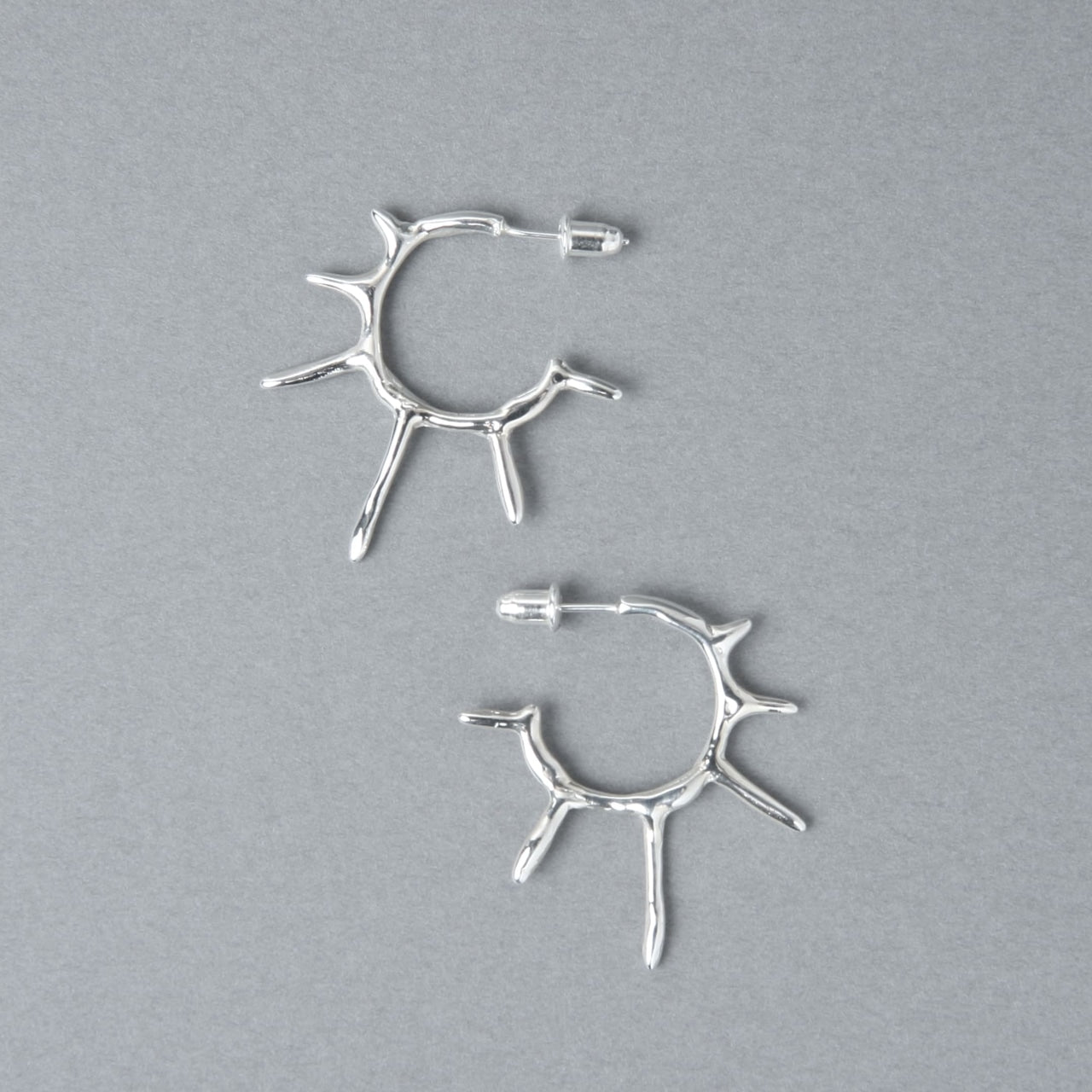 Orecchini a cerchio in argento 925 | 23-E-021