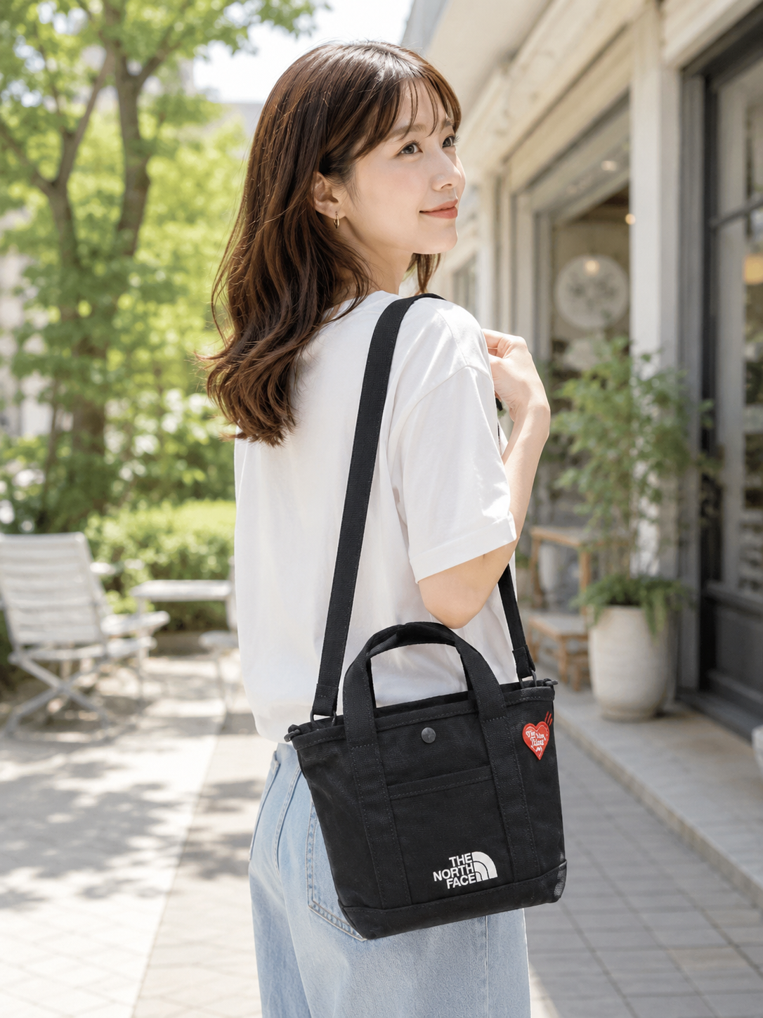ザノースフェイス バッグ レディース ショルダーバッグ 2way 斜めがけ ブラック K'S ALL DAY TOTE MINI NN2PR55R BLK THE NORTH FACE