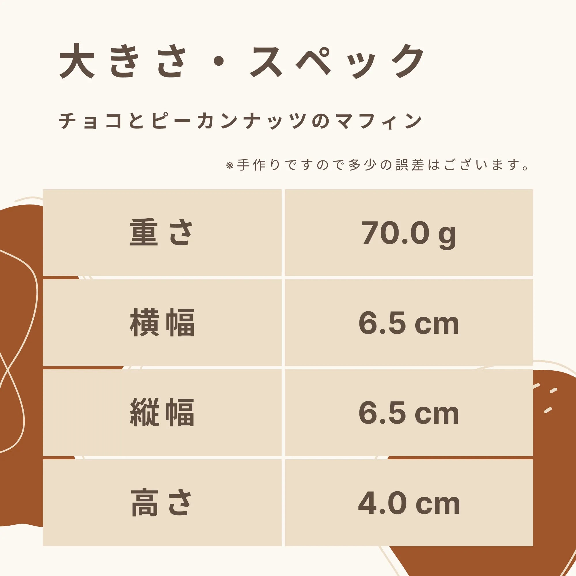 チョコとピーカンナッツのマフィン 糖質2.8g