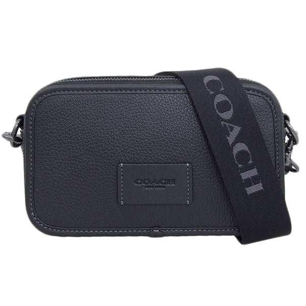 コーチ バッグ メンズ ショルダーバッグ アウトレット レザー ブラック ワイアット CM113QBBK COACH