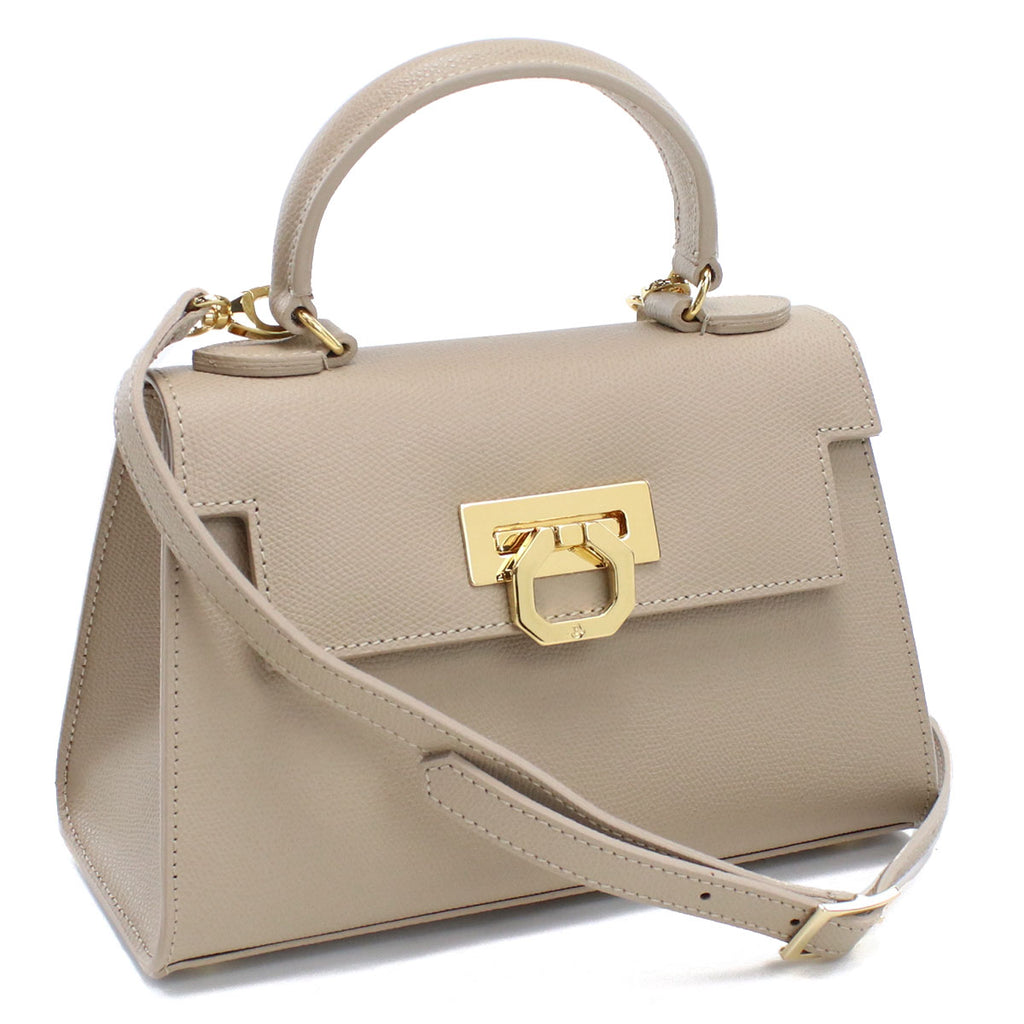カルボッティ CARBOTTI  ハンドバッグ ショルダー革 本革 フォーマルバッグ GRETA　245ベージュ系 bag-01
