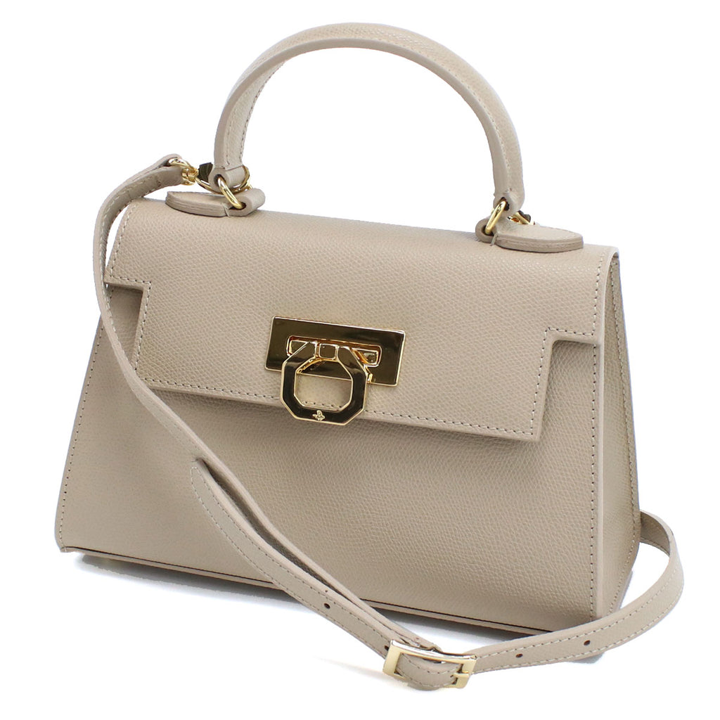 カルボッティ CARBOTTI  ハンドバッグ ショルダー革 本革 フォーマルバッグ GRETA　245ベージュ系 bag-01