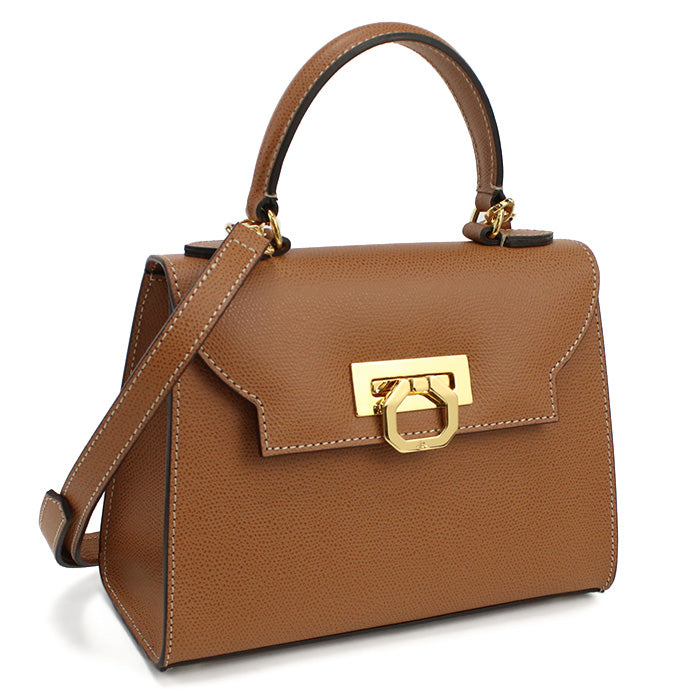 カルボッティ CARBOTTI  ハンドバッグ　ブランド445 ERIKATAN ブラウン系　bag-01