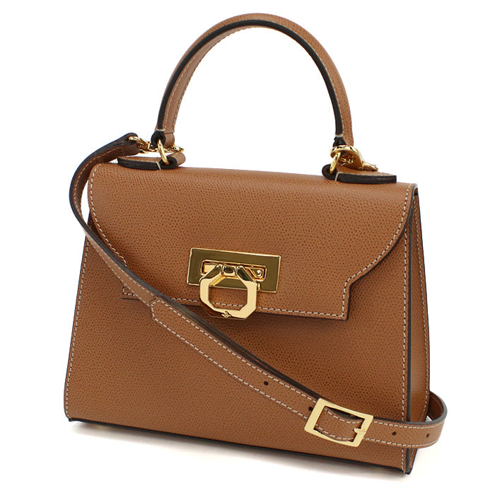 カルボッティ CARBOTTI  ハンドバッグ　ブランド445 ERIKATAN ブラウン系　bag-01