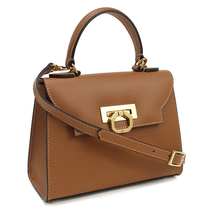 カルボッティ CARBOTTI  ハンドバッグ　ブランド445 ERIKATAN ブラウン系　bag-01