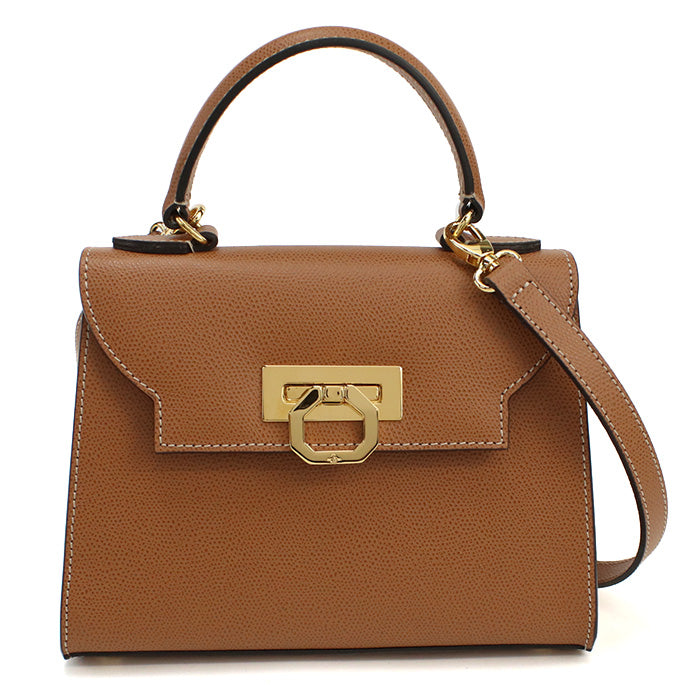 カルボッティ CARBOTTI  ハンドバッグ　ブランド445 ERIKATAN ブラウン系　bag-01