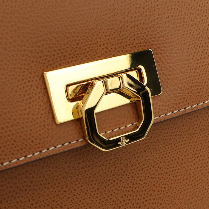 カルボッティ CARBOTTI  ハンドバッグ　ブランド445 ERIKATAN ブラウン系　bag-01