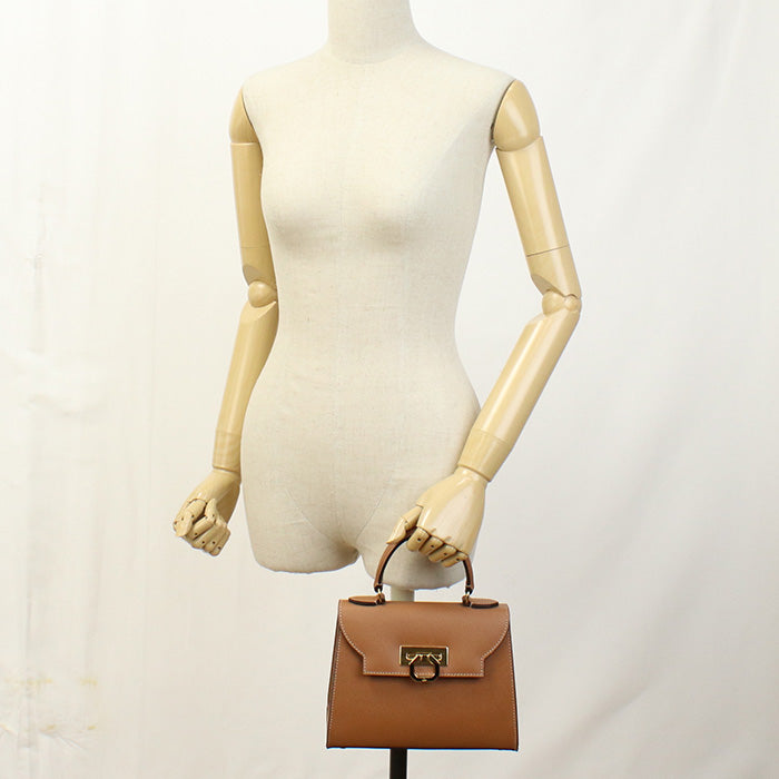 カルボッティ CARBOTTI  ハンドバッグ　ブランド445 ERIKATAN ブラウン系　bag-01