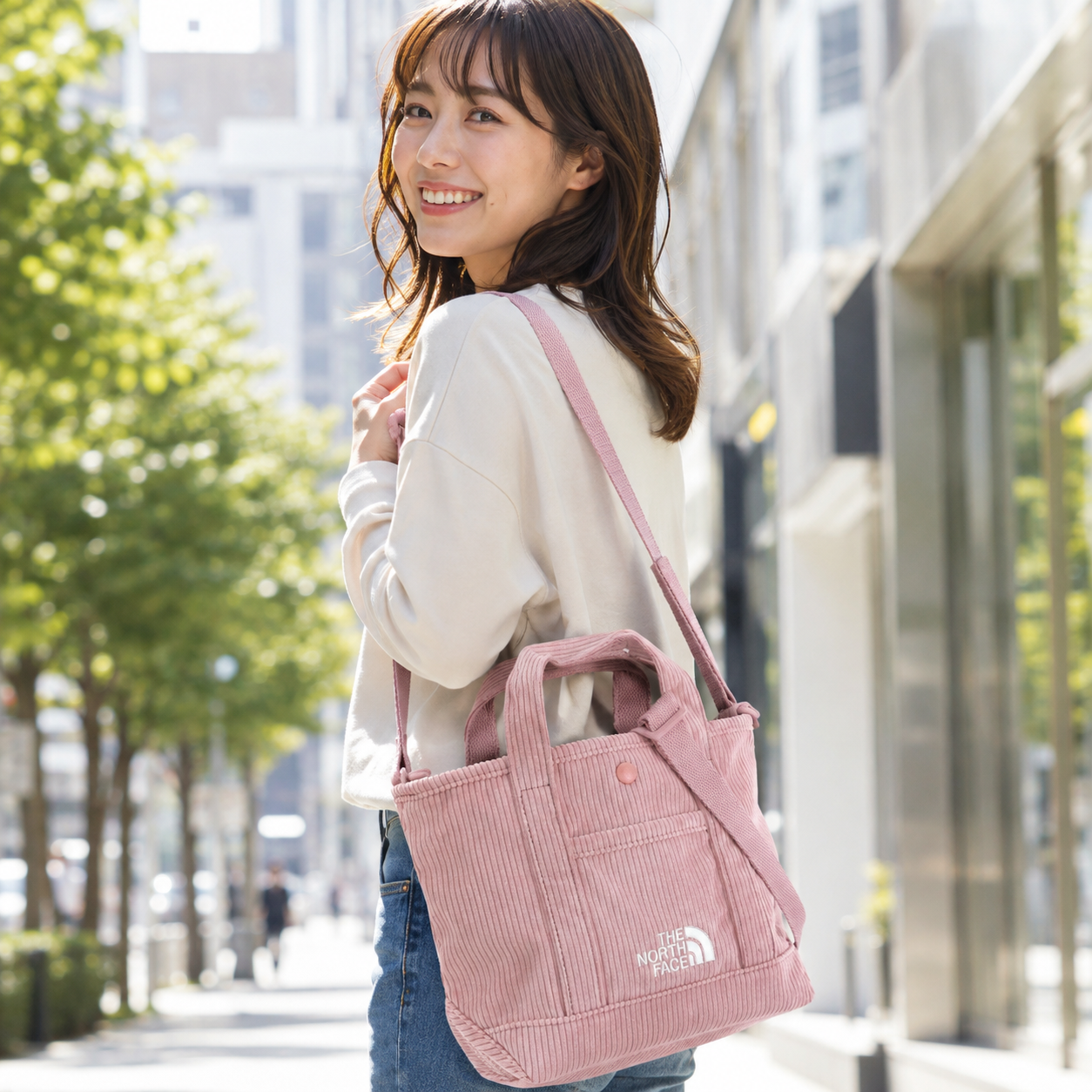 ザノースフェイス バッグ レディース ショルダーバッグ 2way 斜めがけ ピンク K'S ALL DAY TOTE MINI_CD NN2PR54S INP THE NORTH FACE