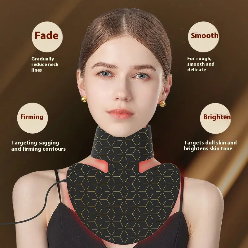 Evaly LED Neck Silicone Mask | 630nm Red + 470nm Blue Light Skin Rejuvenation