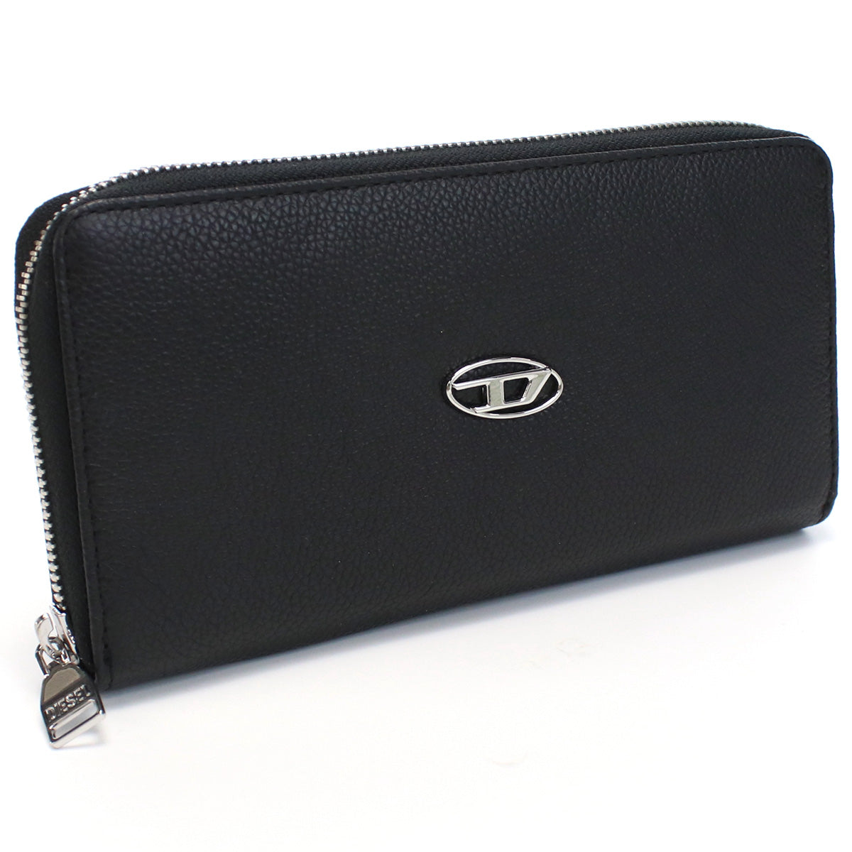 ディーゼル DIESEL  ラウンドファスナー 長財布 ブランド DロゴX09015　P0685　T8013ブラック　wallet-01