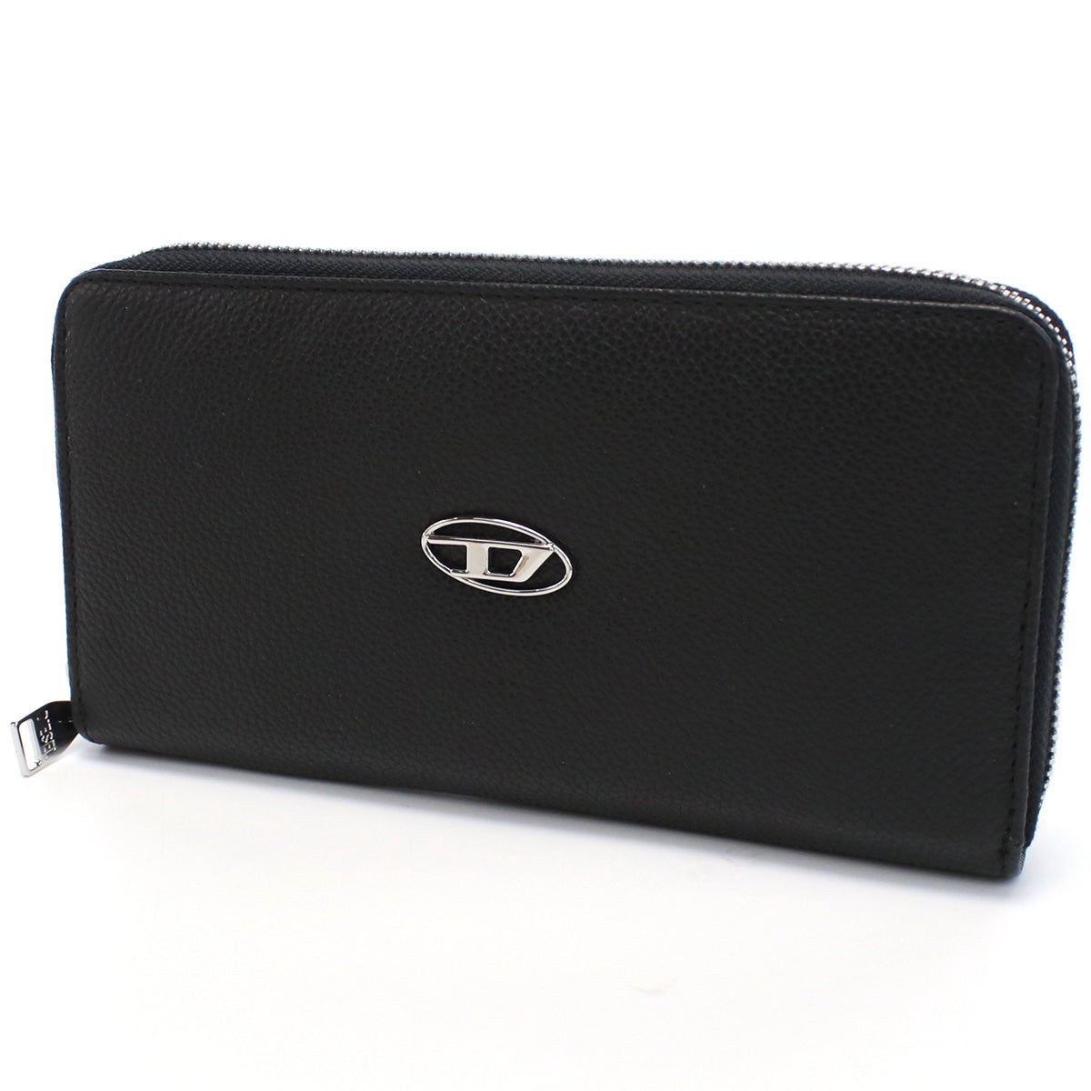 ディーゼル DIESEL  ラウンドファスナー 長財布 ブランド DロゴX09015　P0685　T8013ブラック　wallet-01