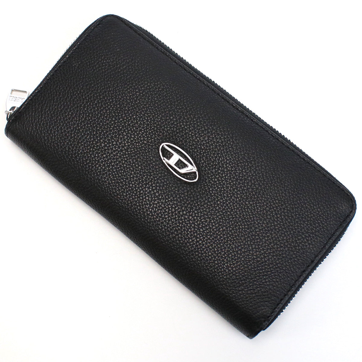ディーゼル DIESEL  ラウンドファスナー 長財布 ブランド DロゴX09015　P0685　T8013ブラック　wallet-01