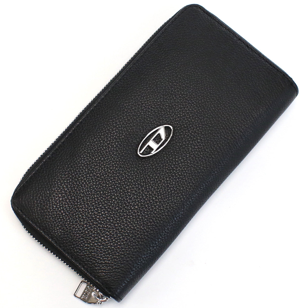 ディーゼル DIESEL  ラウンドファスナー 長財布 ブランド DロゴX09015　P0685　T8013ブラック　wallet-01
