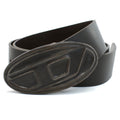 DIESEL ディーゼル OVAL D LOGO SCRATCH BELT X09257 P0503 T2184 メンズ ブラウン