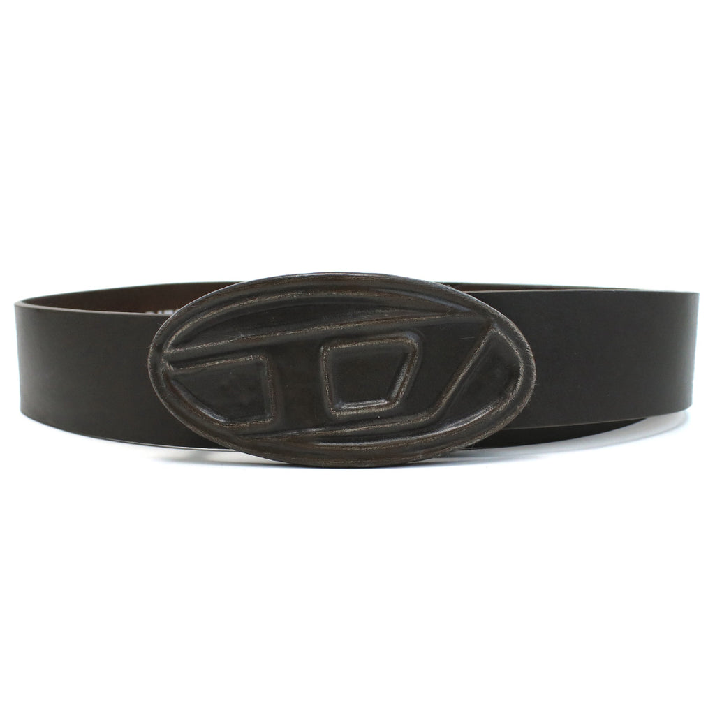 DIESEL ディーゼル OVAL D LOGO SCRATCH BELT X09257 P0503 T2184 メンズ ブラウン