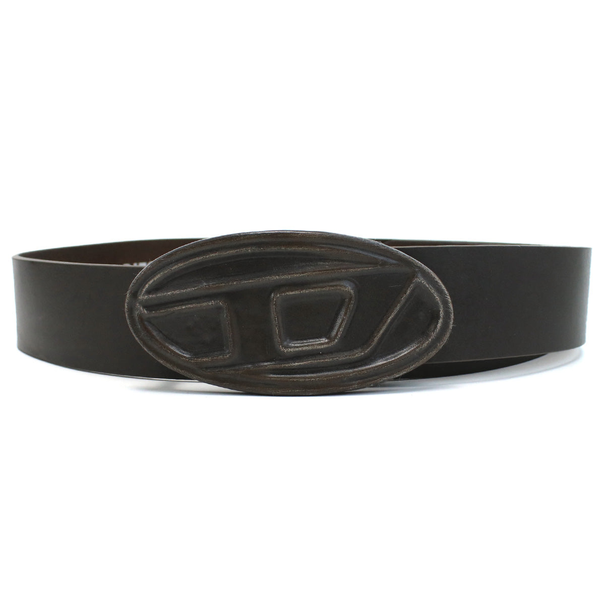 DIESEL ディーゼル OVAL D LOGO SCRATCH BELT X09257 P0503 T2184 メンズ ブラウン