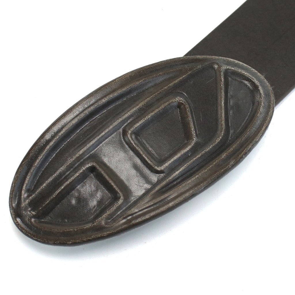 DIESEL ディーゼル OVAL D LOGO SCRATCH BELT X09257 P0503 T2184 メンズ ブラウン
