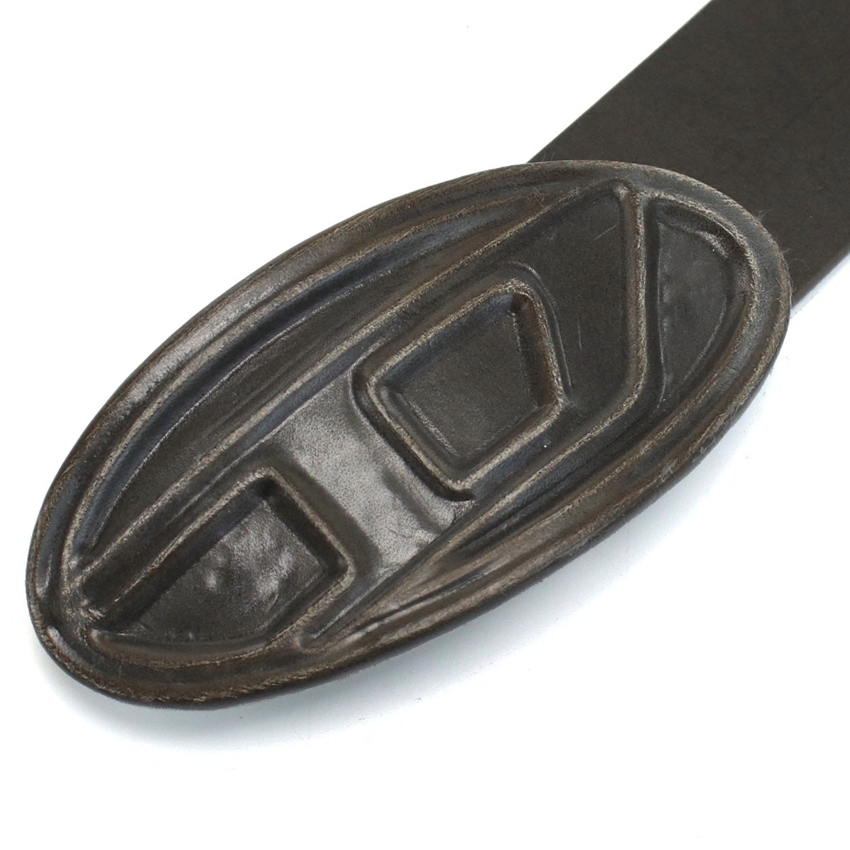 DIESEL ディーゼル OVAL D LOGO SCRATCH BELT X09257 P0503 T2184 メンズ ブラウン
