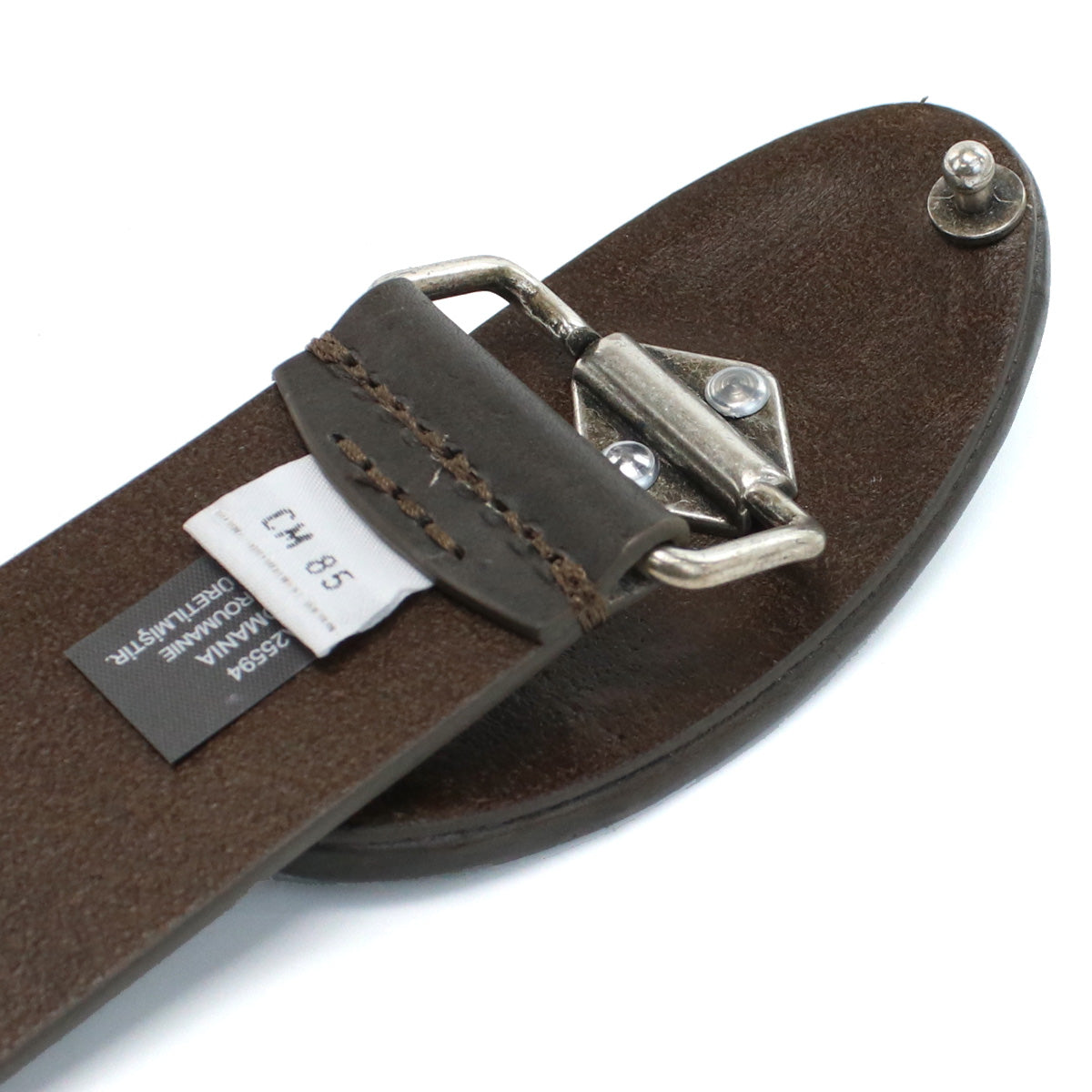 DIESEL ディーゼル OVAL D LOGO SCRATCH BELT X09257 P0503 T2184 メンズ ブラウン