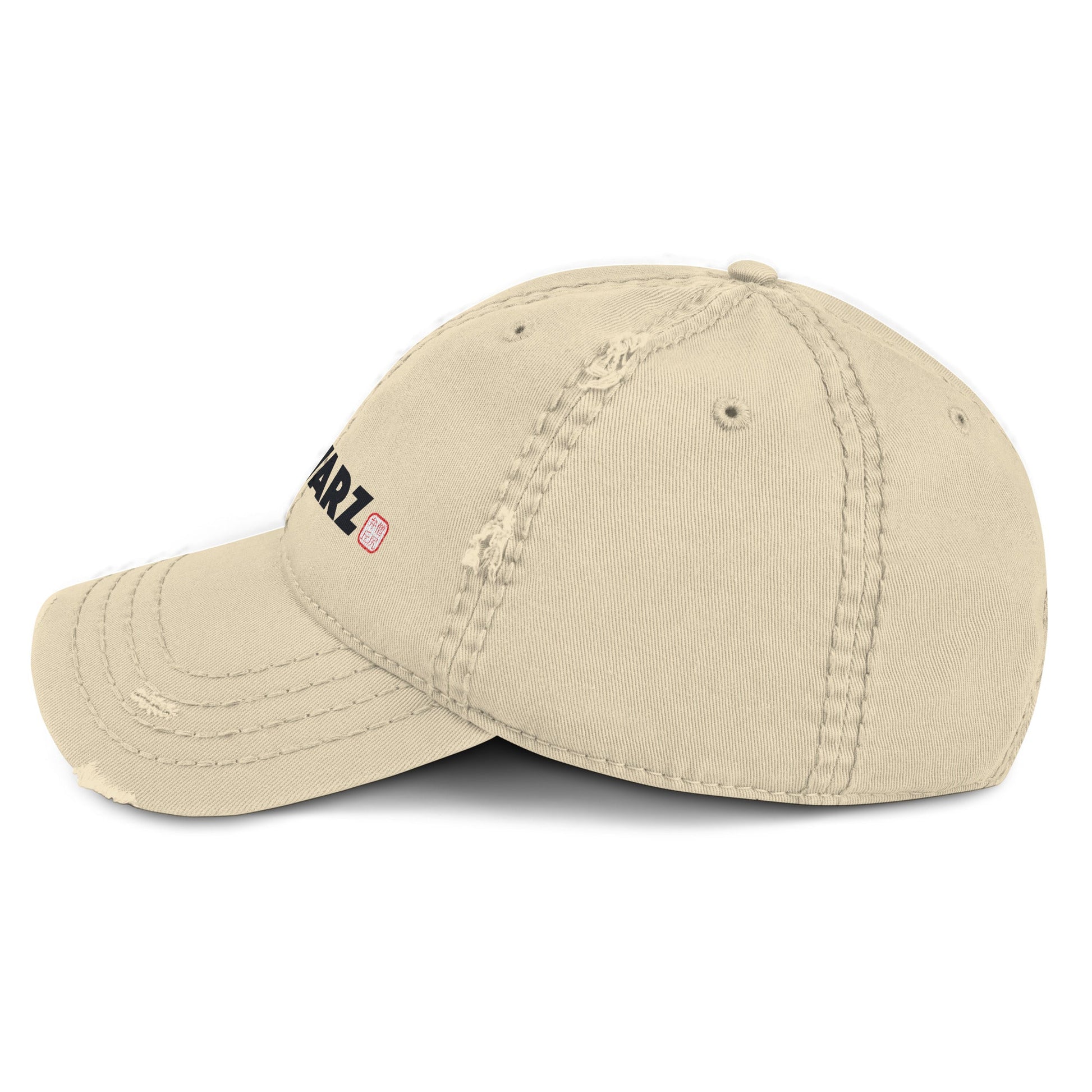Cappello papà distressed