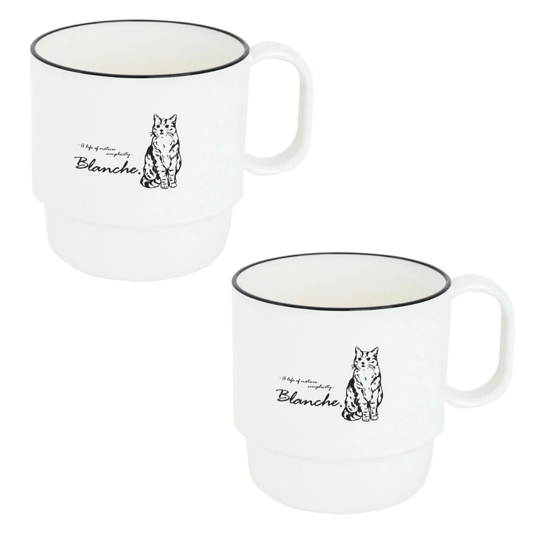 Blanche. たっぷり 500ml マグ