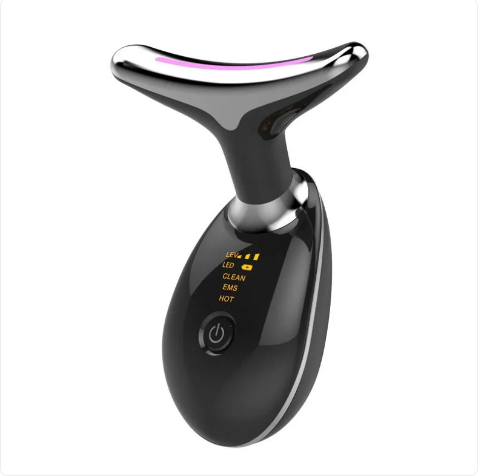Evaly EMS Thermal Neck Lifting Massager | 42°C Heat + 630nm LED + Ion Therapy