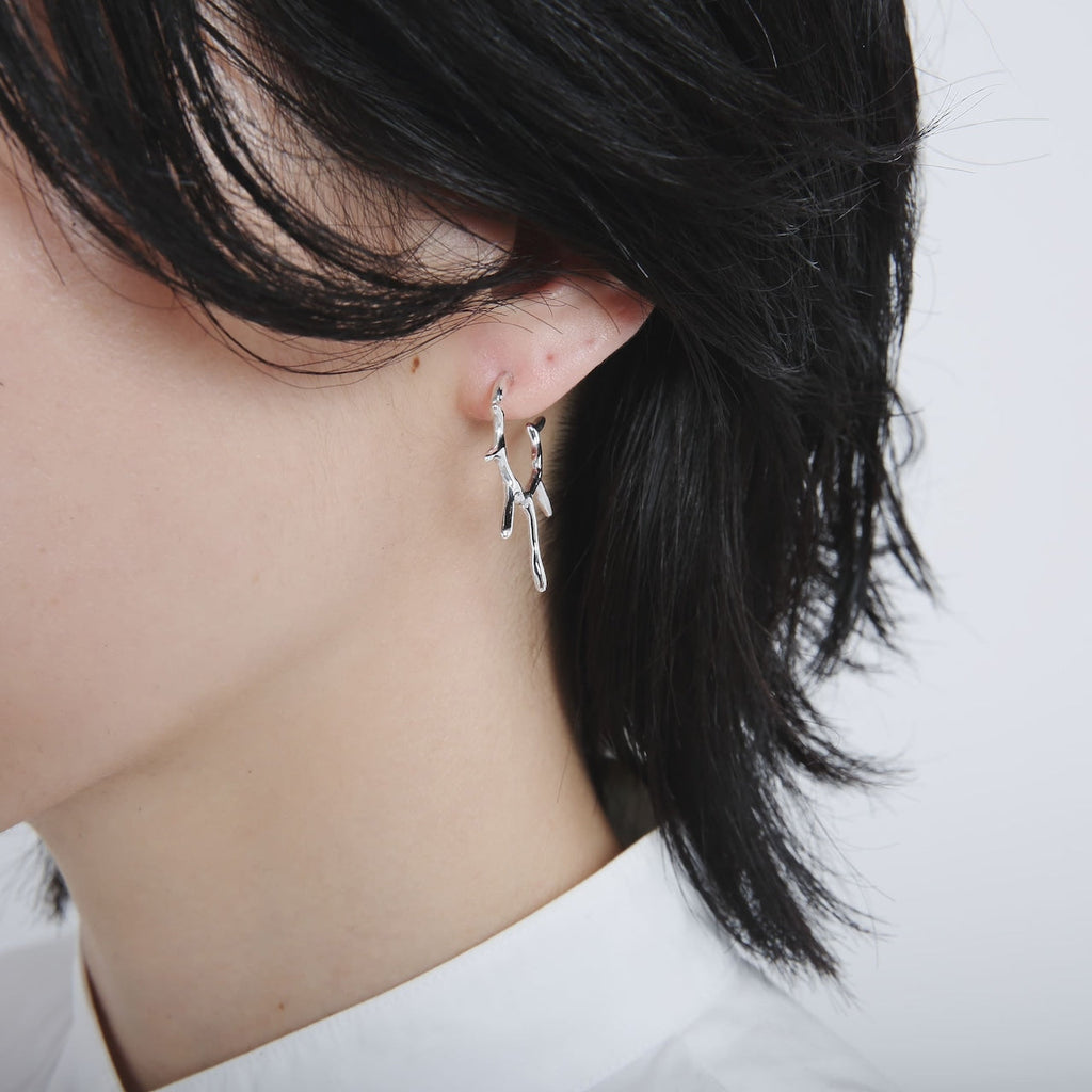 Orecchini a cerchio in argento 925 | 23-E-021