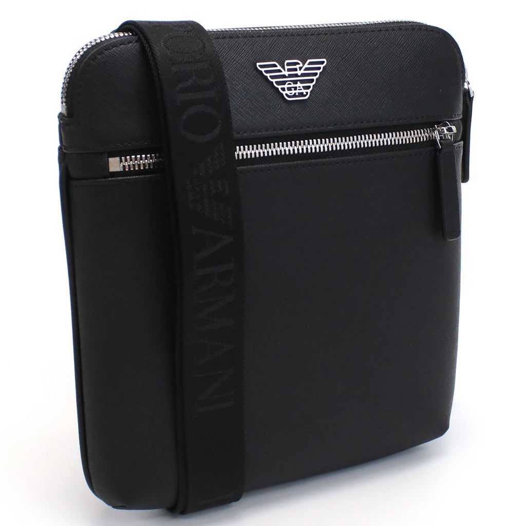 エンポリオアルマーニ EMPORIO ARMANI  斜め掛け ショルダーバッグ ブランドY4M185　Y138E　81072BLACK ブラック bag-01