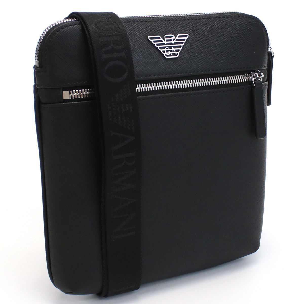 エンポリオアルマーニ EMPORIO ARMANI  斜め掛け ショルダーバッグ ブランドY4M185　Y138E　81072BLACK ブラック bag-01